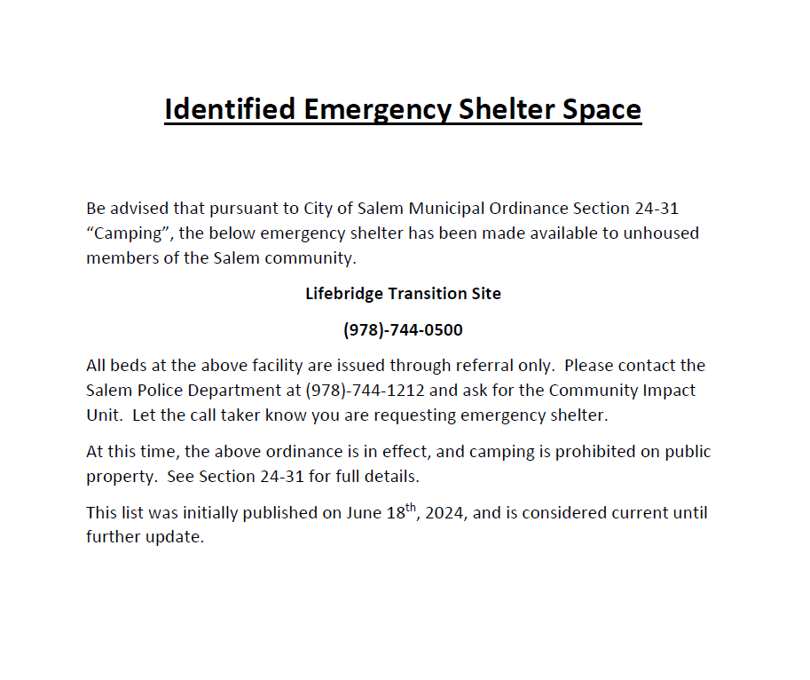 Shelter Space 6 18 24